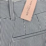 Ann Taylor  Women's Pinstripe Pants - Gray Photo 10
