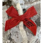 ARROGANT CAT Lace Charm Gold Embellished Jingling Leafs Rave Club Vest Size XS/S White Photo 11