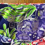 Ibkul Larisa Pull On Printed Skort Skirt Floral Navy Multi Red Purple Large L Photo 8