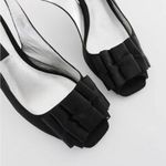 Nina Laraine Satin Slingback Peep Toe Heels with Bow Accent Photo 5