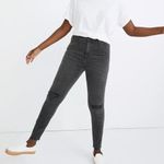 Madewell Petite Curvy High-Rise Skinny Jeans in Black Sea | 25 Petite Photo 0