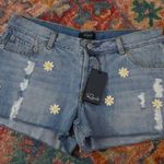Rails NWT  DENIM SHORTS DAISY PATCHES EMBROIDERED 28 Photo 1