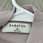 Babaton Crop Top mock neck women Purple (xsmall) casual summer stretchy ribbed Photo 1