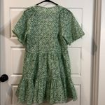 Shoshanna  Green Blue Floral Mini Dress Small NWT Photo 5