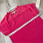 AMO Raglan Tee NWT cap sleeve distressed womens Pink (xsmall) casual bright Size XS Photo 2