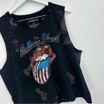 The Rolling Stones  Custom Bleach Splatter Tank Top Size 2XL Photo 3