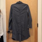 prAna Yarrow Dress Long Sleeved Shirt Grey Organic Cotton Size Small Photo 5
