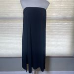 Tommy Bahama ‎ Strapless Black Dress Skirt L 2-in-1 Coastal Chic Resortwear Photo 1