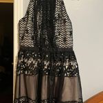 Minuet Black Lace Dress Photo 2