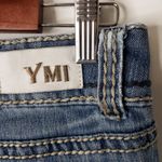 Ymi  Boot Cut 7 30x31 Destroyed Rivet Flap Pocket Jeans Photo 11