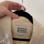 Scotch & Soda 485  Amsterdam Summer Edition Linen Blazer M Double Breasted Sand Photo 1
