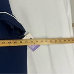 Stars Above NWT  Short Sleeve Pajama Shirt Button Womens Medium Blue Photo 3