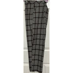 Topshop  Women's‎ Black White Plum Dress High Rise Trousers/Pants Size 12 Photo 3