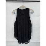 Sachin Babi x Anthropologie Black Lace NEW Bead Mock Neck Hi Photo 2