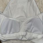 No Boundaries  Scoop Crinkle One Piece Swimsuit Women’s L Large 11-13 White Photo 9