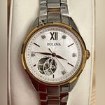 Bulova  Diamond Rare Ladies Automatic Watch Sutton Two-Tone Rose-Gold Bracelet Photo 0