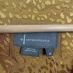Anthropologie NWT  Long-Sleeve Mini Dress in Bronze Leopard Print Size XS Photo 8