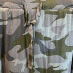 Zenana Outfitters Blue gray camo midi skirt with pockets and tie front Photo 2