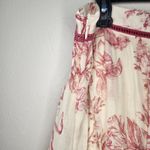 NWT TWINSET Silk and cotton floral maxi skirt Pink Size XL Photo 8