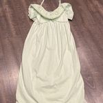 ZARA  eyelet ruffle midi long dress Photo 3