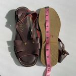 KINO Genuine Leather Sandals Made in Key West Florida in Oxblood Burgundy Size 8 Purple Photo 7