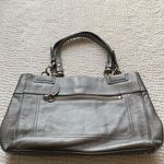 Coach Vintage Penelope Carryall Silver Pebbled Leather Tote Satchel Bag F16531 Photo 2