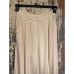LIONESS  La Quinta Off-white linen blend Pants, womens size XXS Photo 1