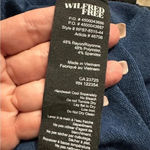 Wilfred Free  | Aritzia | Blue Fitted Sheath Bodycon Plunge V-Neck Dress Size XS Photo 3