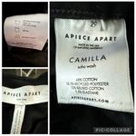 Apiece Apart Ultra High Rise Kick Flare Slim Camilla Jeans Black Stretch Size 29 Photo 7