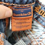 Rock Revival Blue Distressed Jean Shorts Photo 5