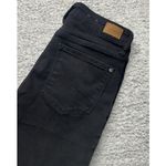 Judy Blue  Jeans Women Size 27 Black High Rise 90s Slit Bottom Straight Leg Photo 9