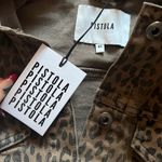 Pistola  Naya Leopard Print Cropped Denim Jacket Photo 2