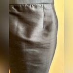Rickie Freeman No Tag Teri Jon Black Silk Wool Black MIDI Pencil Skirt SZ 8. Photo 3