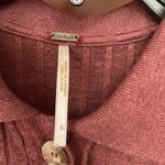 Free People  raw edge 3 button ribbed polo Photo 3