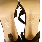 Sandro PARIS Elisa Black Suede Heels Knotted Strappy Sandals 39 US 8 - 8.5 NIB Photo 5
