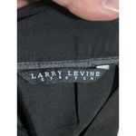 Larry Levine  Black Skirt Womens 8 Tiered Petals Back Slit Career Office Dressy Photo 3