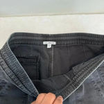 James Perse  Gray Utility Elastic Drawstring Waist Crop Pants Photo 4