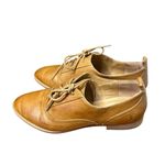 Frye Grace CVO Oxford Leather Flats Woman’s 7 Tobacco Brown Lace Up Almond Toe Photo 5