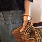 Tommy Bahama Raffia Pineapple Clutch/Wristlet Photo 0