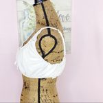 ZARA  Textured Cotton Linen Blend Smocked Back Crop Top White Large NWT Photo 2