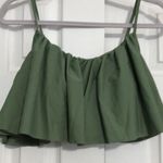 Felnart two piece bikini high rise bottom‎ women’s size XL NWT vacation Green Photo 2