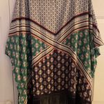 Victoria's Secret NWT Purple and Green Mixed Print Victoria’s Secret Kimono Open Jacket Photo 7