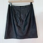 Topshop Black Vegan Leather Skirt 4 Photo 1