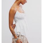Free People  Scarlett Baby Doll Tank Ivory Size Medium Photo 2
