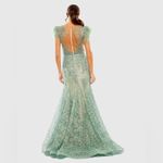 Mac Duggal  79230 Embellished Feather Cap Sleeve Illusion Neck Trumpet Gown Photo 2