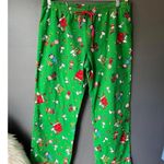 Women's Green Peanuts Christmas Pajama Set Size L Photo 0