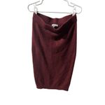 ASOS  Knit‎ Pencil Skirt Womens US 8 Burgundy High Waist Career Casual Photo 1