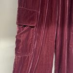 Universal Threads Universal Thread Maroon Cargo Joggers. Velour like material Photo 2