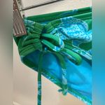 Old Navy Blue Green Bead Tie Bikini Bottoms Women's Sz XS Photo 3