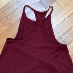 Athleta  Racerback Thin Strap Athletic Burgundy Tunic Tank size xsmall Photo 4